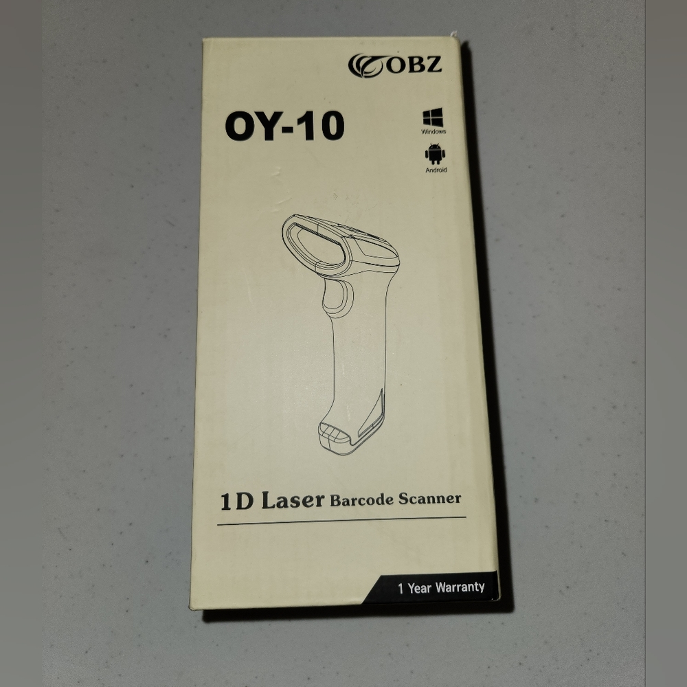 OY-10 1D Laser Barcode Scanner